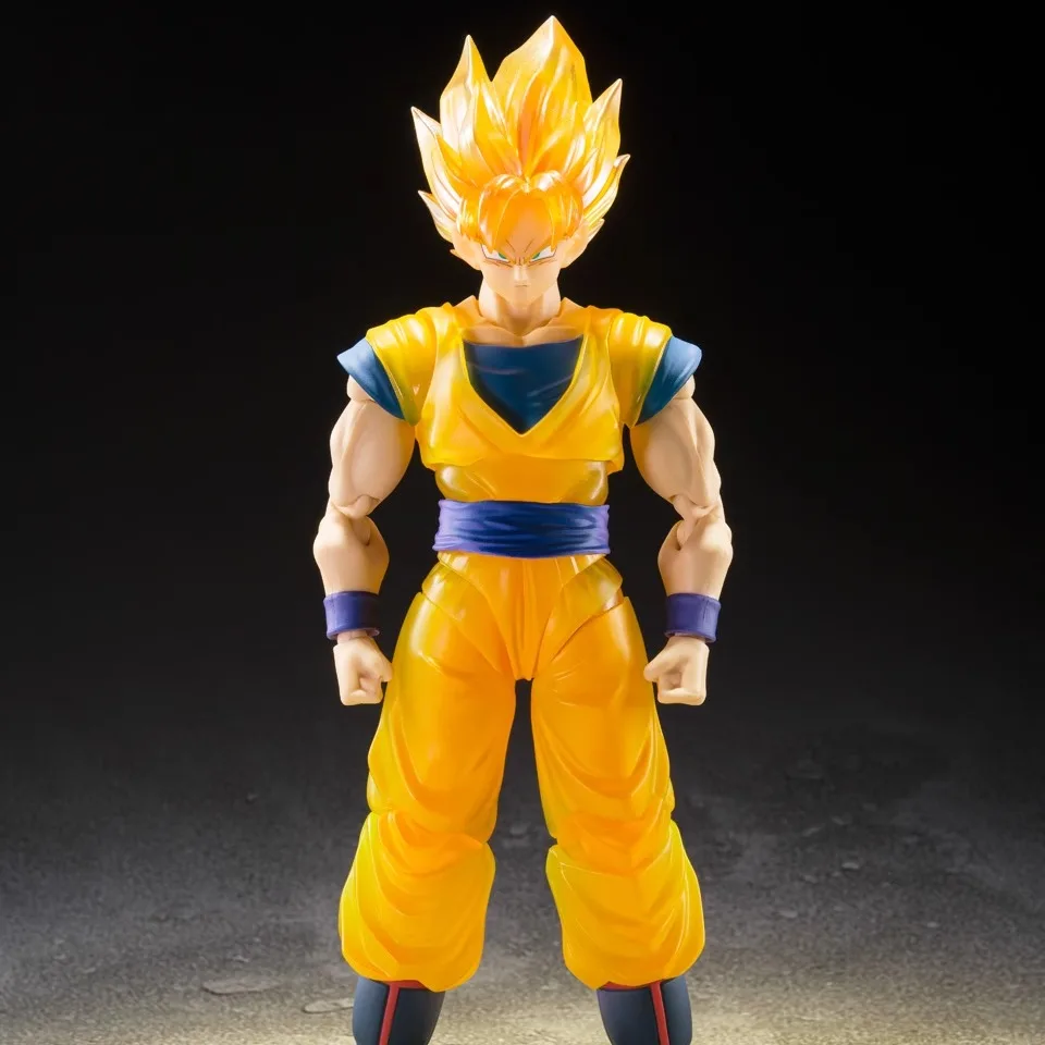 Оригинальный Bandai Dragon Ball Z TAMASHII NATIONS STORE S.H.Figuarts Super Saiyan Son Goku коллекция моделей