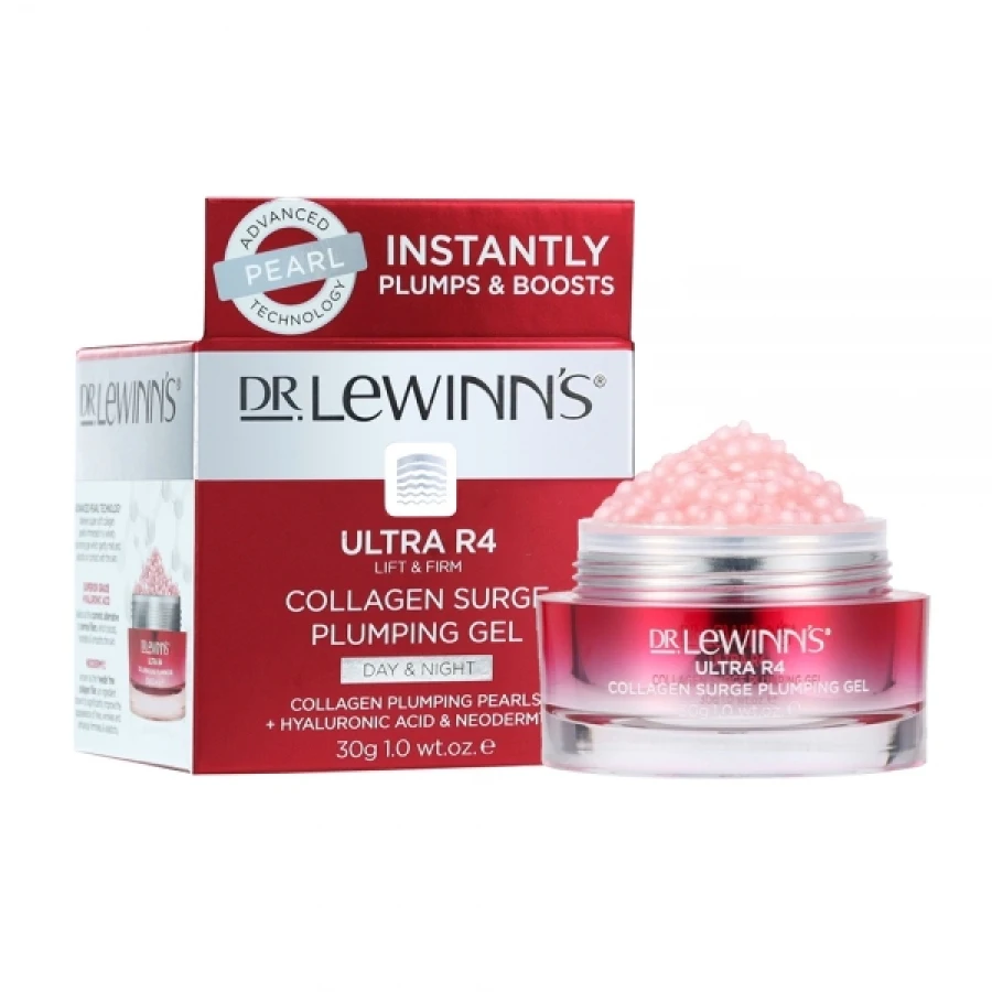 

Dr Lewinn's Ultra R4 Collagen Plumping pearls Surge Gel Hyaluronic Acid Dermal Fillers Boosts Hydrates Smooths Skin Elasticity