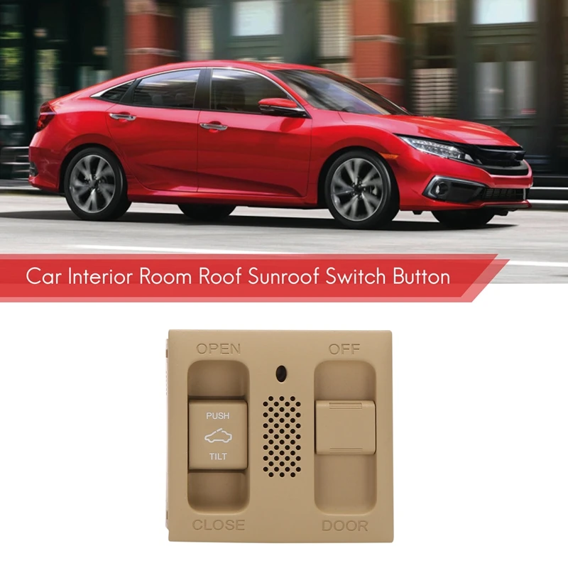 

Кнопка переключения интерьера автомобиля на крышу люка для Honda Civic 2016-2019 35830-TA0-A01ZB