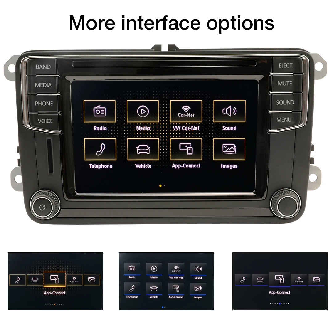 MIB 5C0035200D Автомагнитола Android Auto 6 5 &quotс сенсорным экраном головное устройство с CD SD