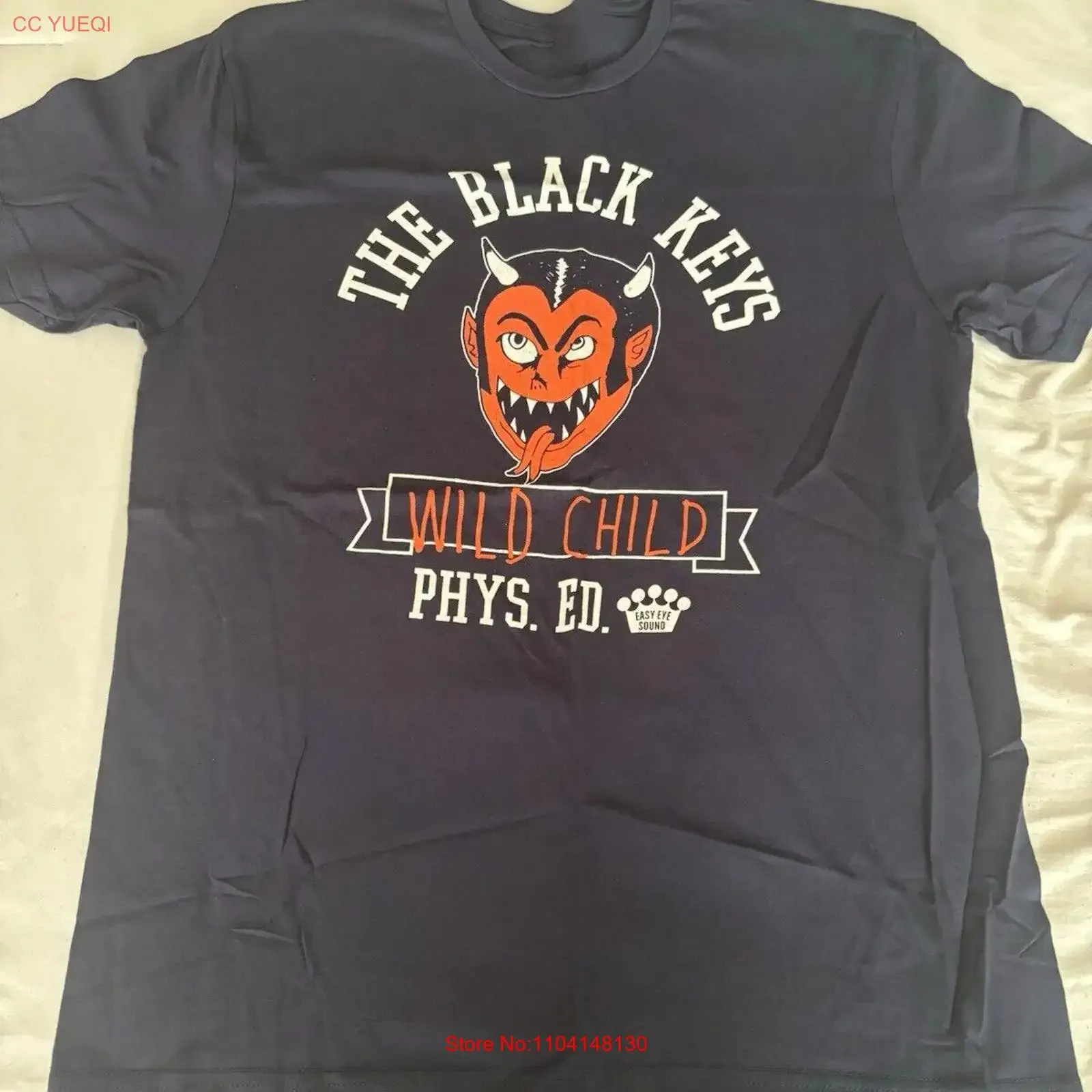 Фото Футболка для взрослых The Black Keys Wild Child Tour, полный размер WA169, винтажная, мягкая, модная, универсальная, повседневная, с графикой №1