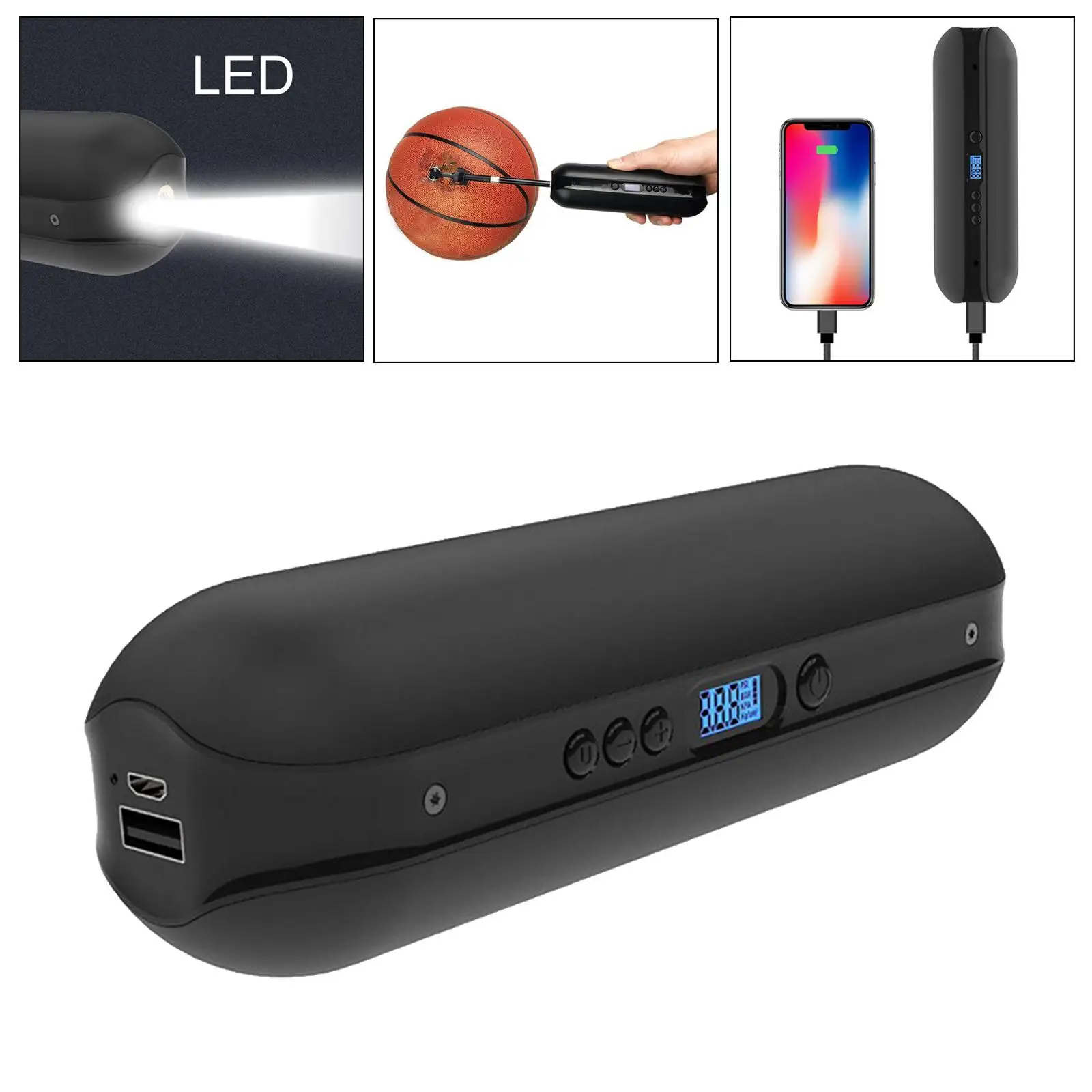 

Воздушный компрессор, насос для накачки шин мотоцикла, внешний аккумулятор