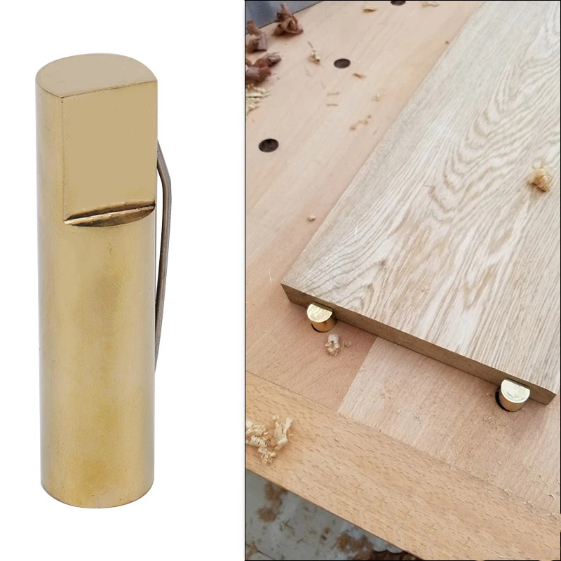 

Peg мастерская Деревообработка 19 мм тормозной Зажим инструменты Рабочий стол настольный блок ограничитель собак тип латуни пружинный стопор верстак