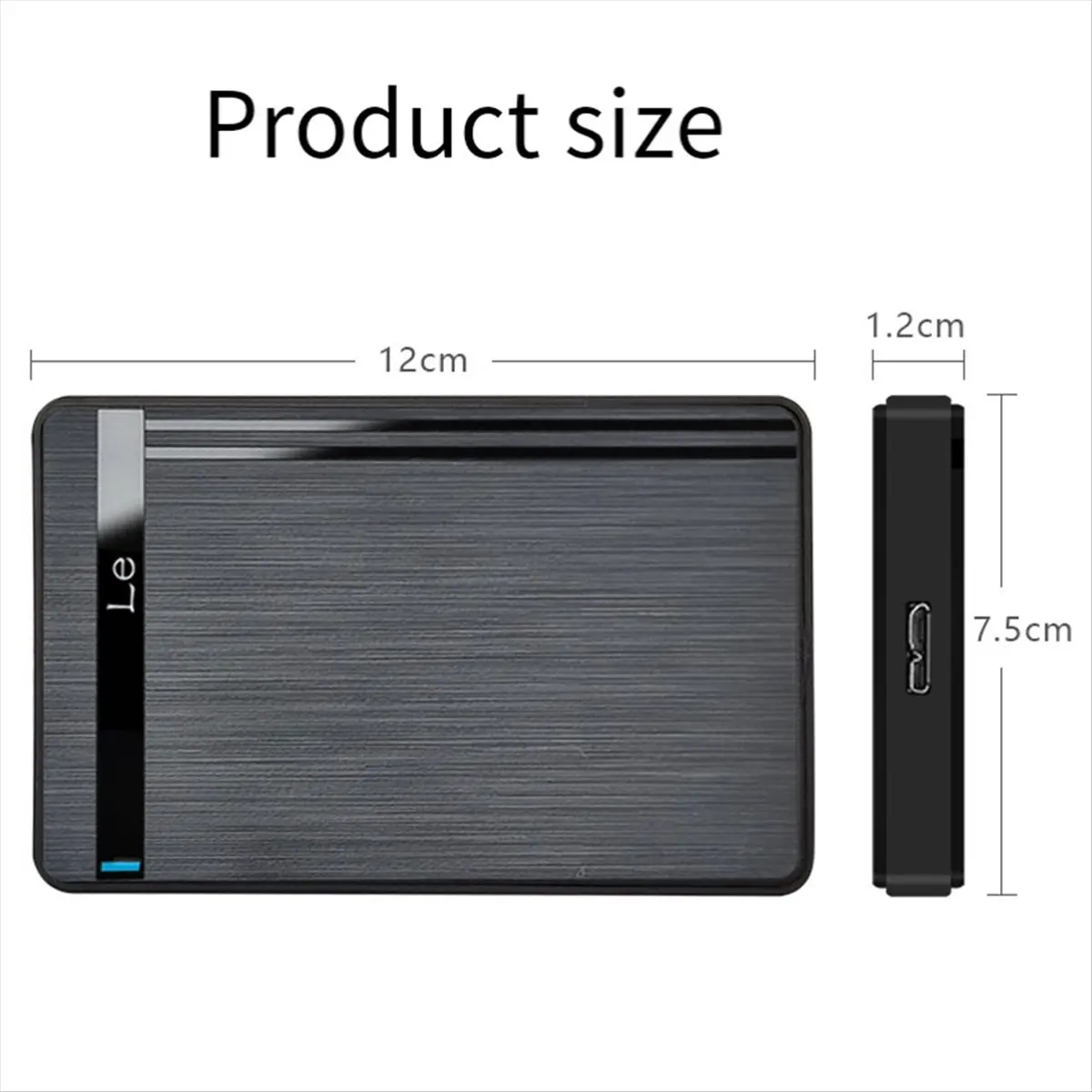 Внешний корпус для HDDSSD A46U 2.5 дюйма, USB 3.0 - SATA, для ноутбуков и настольных ПК, высокоскоростная передача данных (art.: 3920dbdcaa17f) - 3920dbdcaa17f