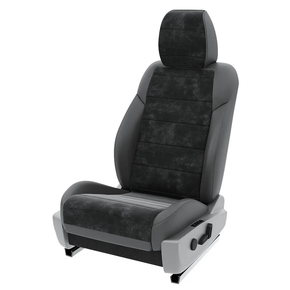 Чехлы на сиденья KIA Cerato 2 2008-2013 Темно-Серый