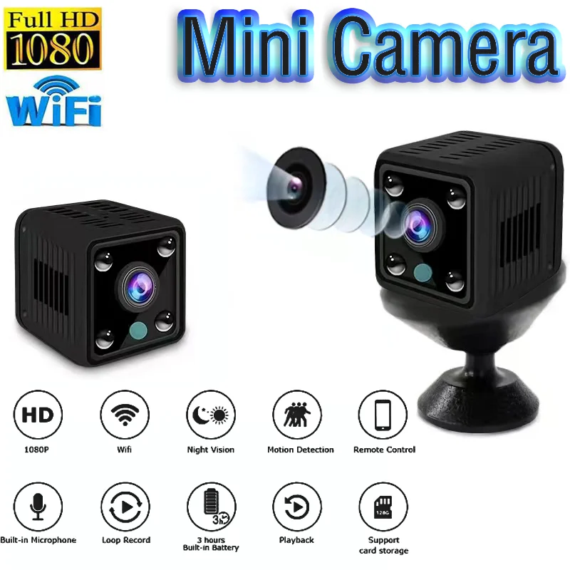 

WiFI Mini Camera X6 Micro Hiden Telecamere Espion Surveillance Tiny Cams Spia Voice Video Recorder Invisible Oculta Videocamera
