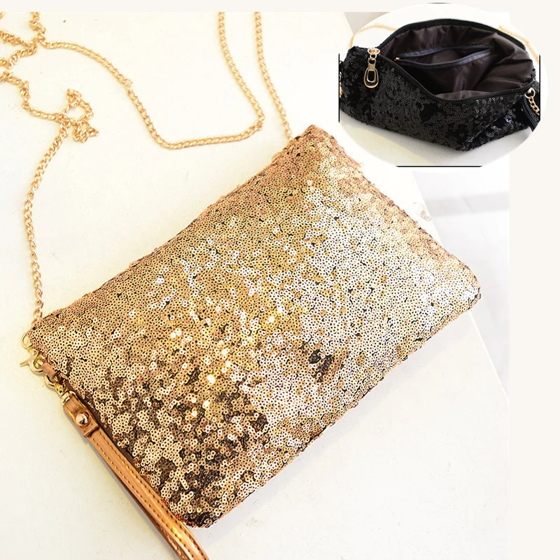 

Женская сумка на плечо, Блестящая Сумочка с блестками, сумка-клатч на плечо, блестящий женский кошелек, сумка-тоут через плечо