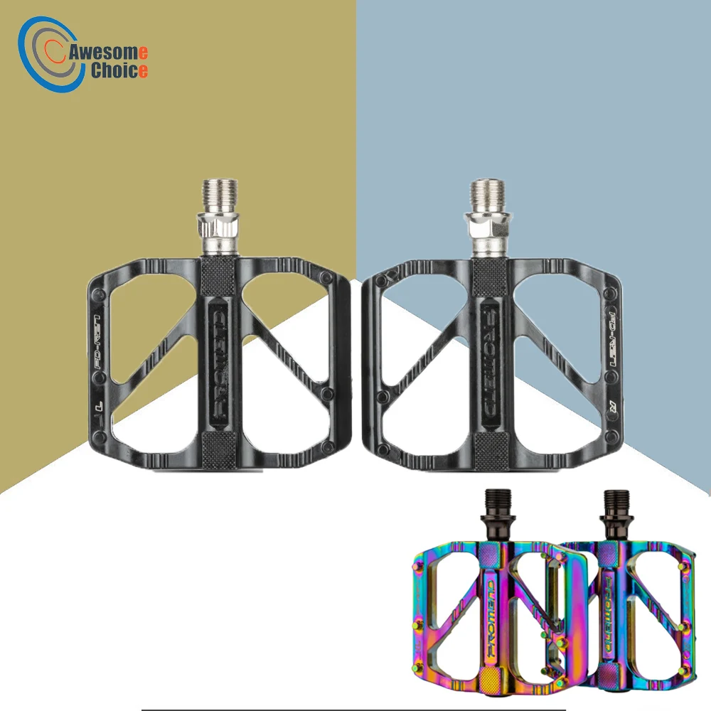 Велосипедные педали PROMEND легкий подшипник из углеродного волокна плоская педаль