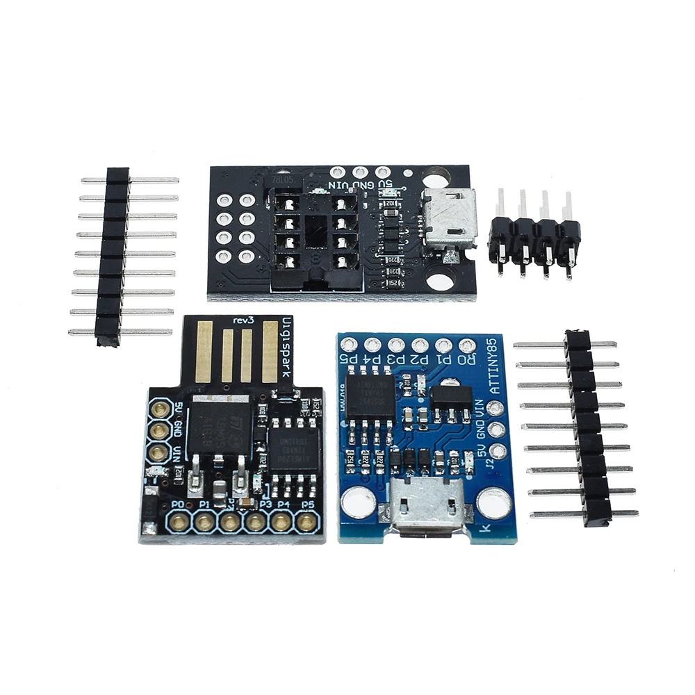 Официальный синий черный TINY85 Digispark Kickstarter Micro Development Board Модуль ATTINY85 для Arduino IIC I2C USB