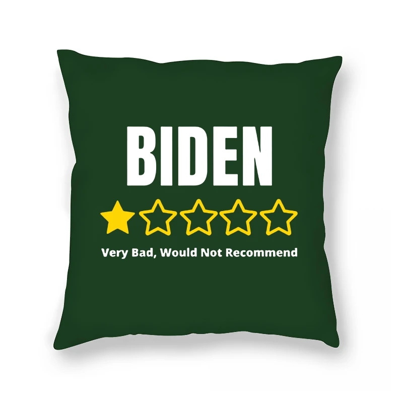 

Biden Review Rating 1 Star Very Bad Would Not Recommend Premium Anti Joe Biden Funny 's Novelty Pillow Case Unisex