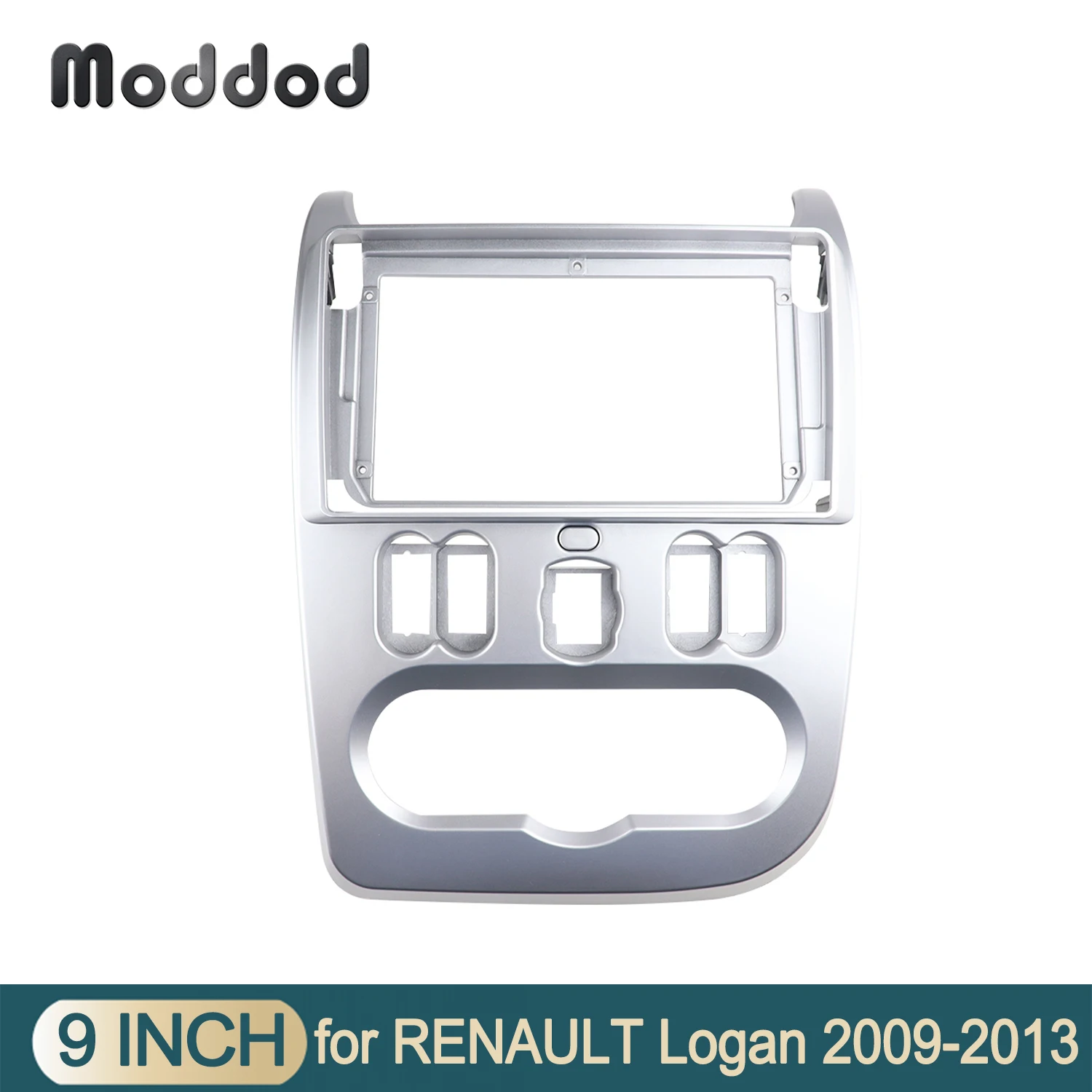 

9 INCH Radio Frame for RENAULT DACIA Logan Sandero Duster NISSAN NP200 Stereo GPS DVD Player Install Surround Panel Dash Kit