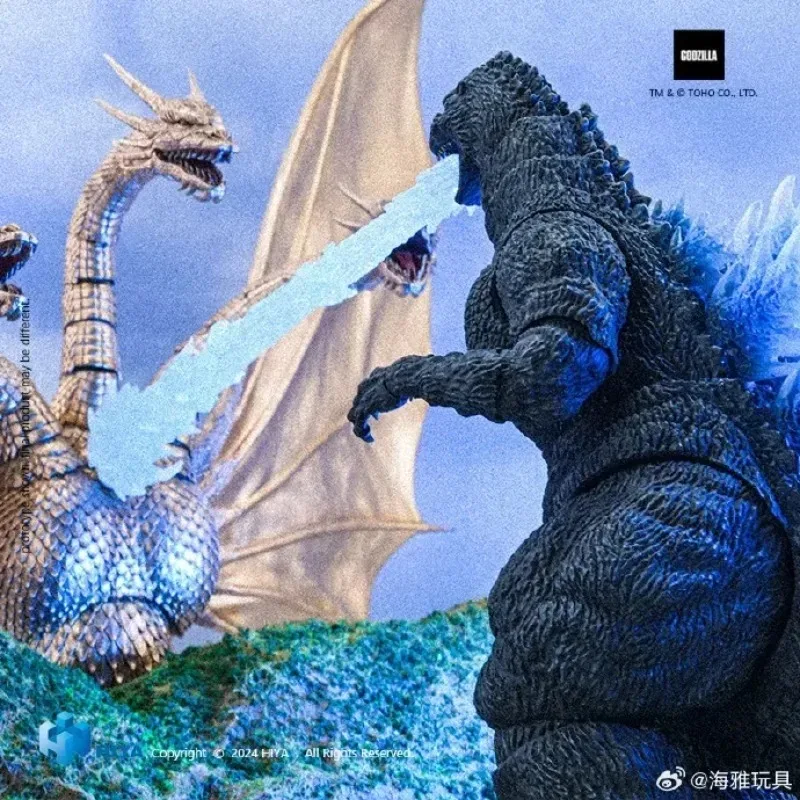 Фото В наличии HeatRay Godzilla Hokkaido Ver. Коллекционная фигурка HIYA Exquisite Basic Series: Годзилла против Кинг-Гидора, игрушка-подарок №2