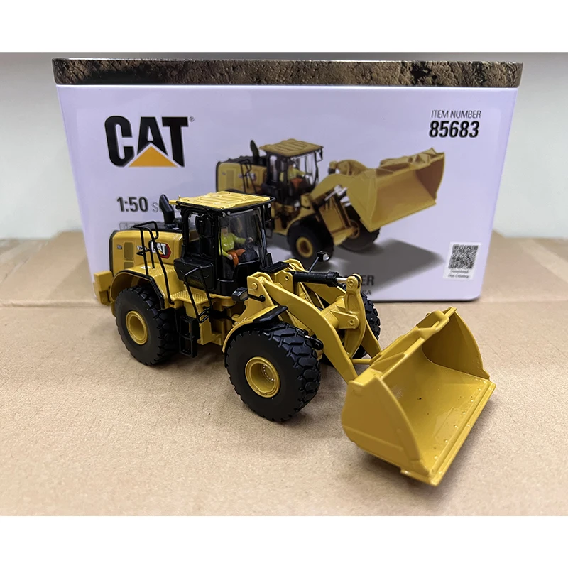 DM литой под давлением масштаб 1:50 CAT 972 XE колесный погрузчик модель инженерного