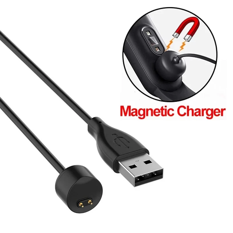 

Magnetic Chargers for Xiaomi Mi Band 7 Pro 6 5 USB Charging Cable for MiBand 4 3 2 Pure Copper Core Power Cord Smartband Charger