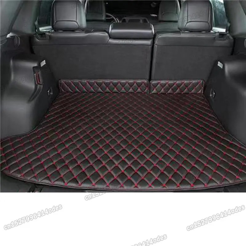 

leather car trunk mat cargo liner rear boot luggage cushion mats for jeep cherokee kl 2014 2015 2016 2017 2018 2019 2020 2021