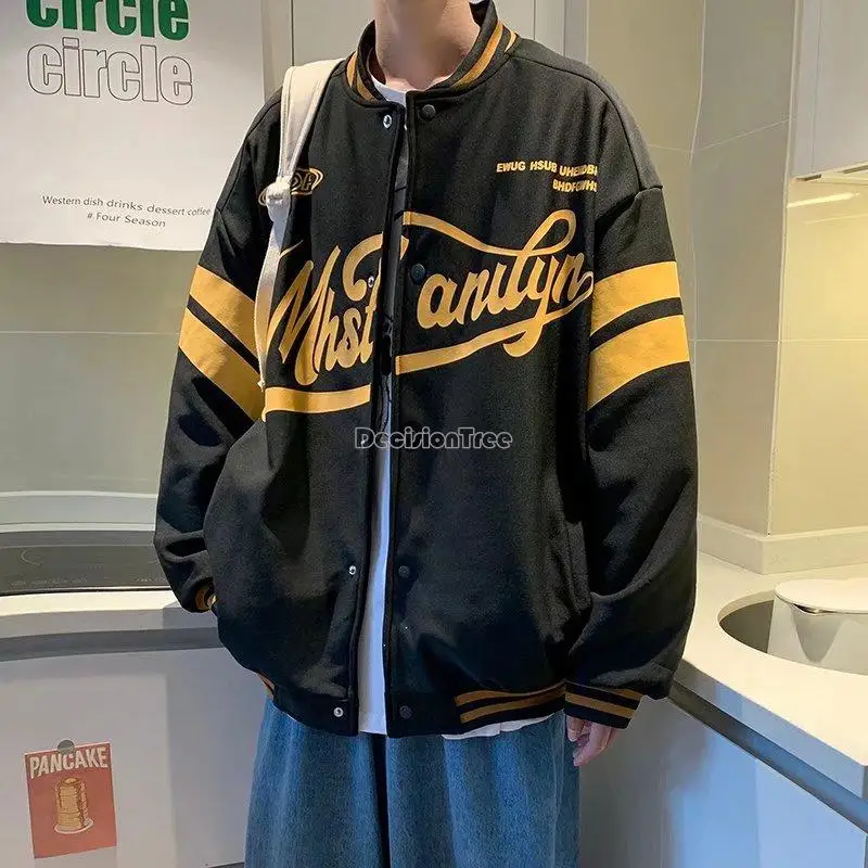 

2022 ins fashion spring and autumn baseball suit letter printed leisure sport jacket men streetwear coat loose casual style g289