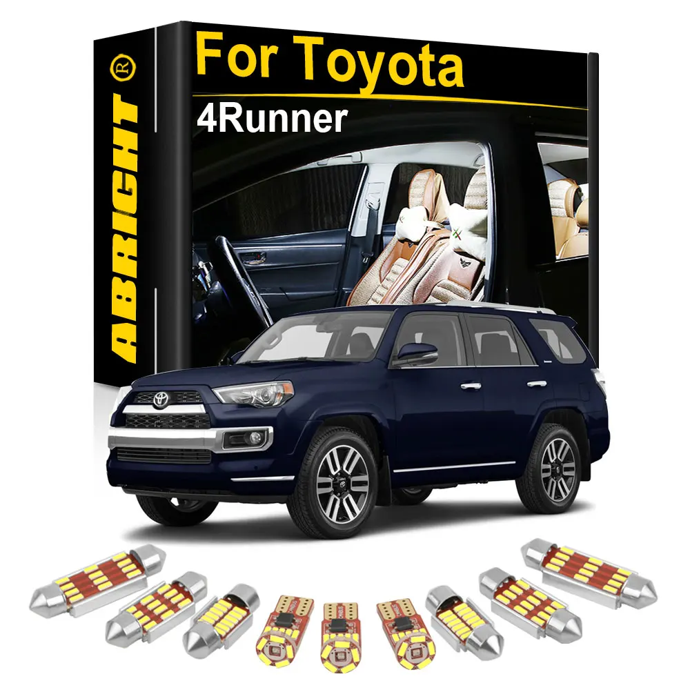 

Canbus LED Interior Light For Toyota 4Runner 1989-2003 2004-2019 2020 2021 Accessories Vehicle Dome Trunk License Plate Lamp Kit