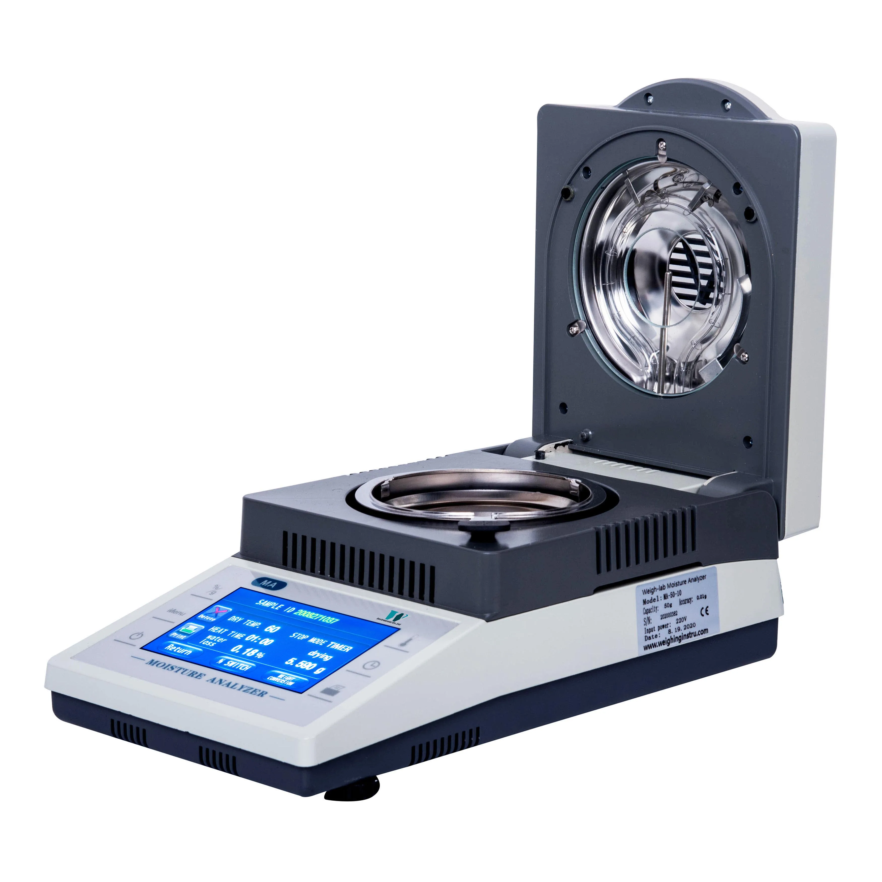 

W&J MA-110-10 110g 10mg salt dried fruits vegetables grain rice coffee food moisture balance