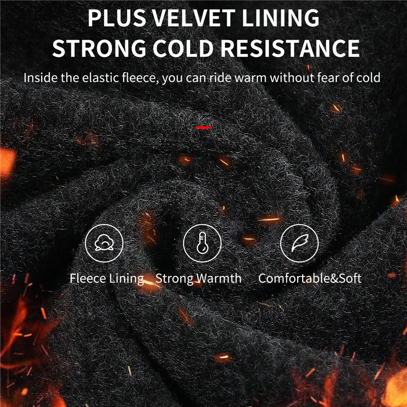 WEST BIKING Winter Cycling Cap Fleece Balaclava Bicycle Headwear Scarf Men Women Ski Helmet Liner Full Face Windproof Sport Hat