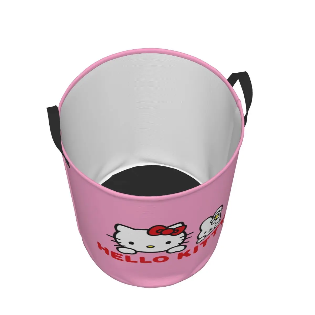 Изготовленная на заказ корзина для белья с рисунком Hello Kitty аниме Cat складная