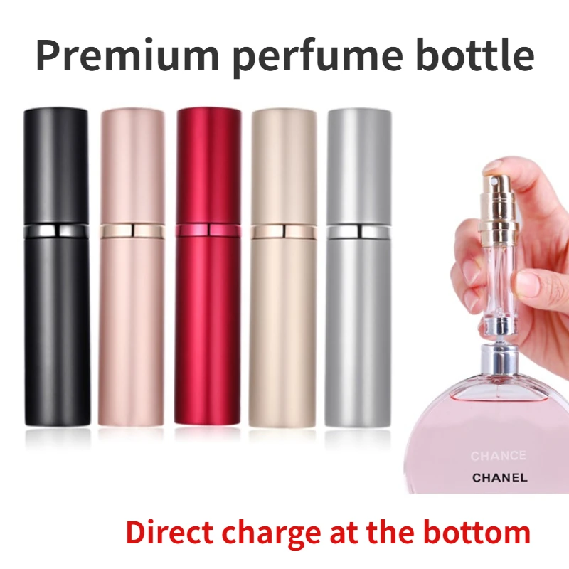 

2pcs 5ml Direct Charge At The Bottom Premium Perfume Separate Bottle Portable Fine Atomizing Nozzle Board Perfume Spray Bottle