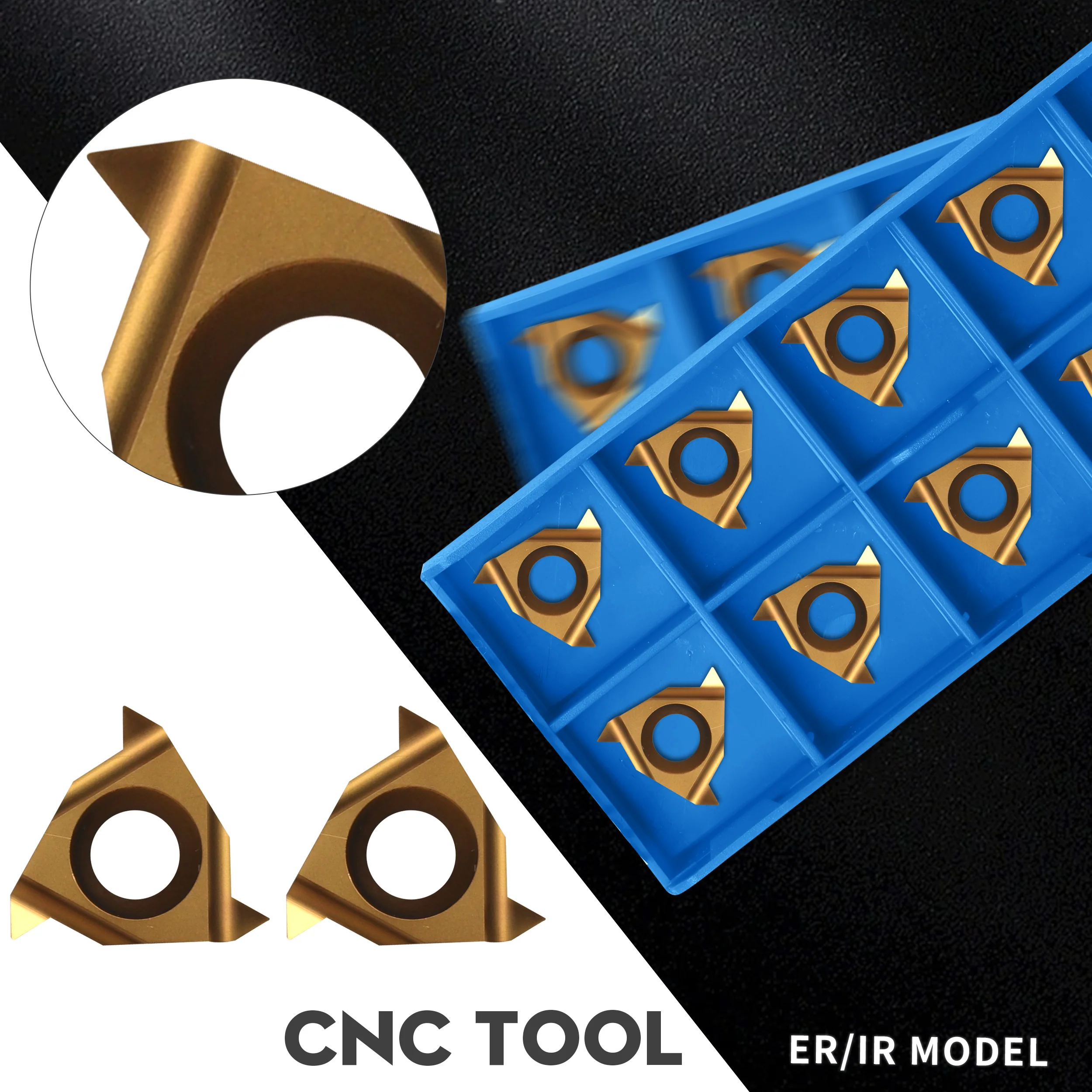

10pcs 11ER A60 NK3030 11IR A60 NK3030 CNC Lathe Thread Insert Hard paper alloy thread turning tool wear-resistant threaded blade