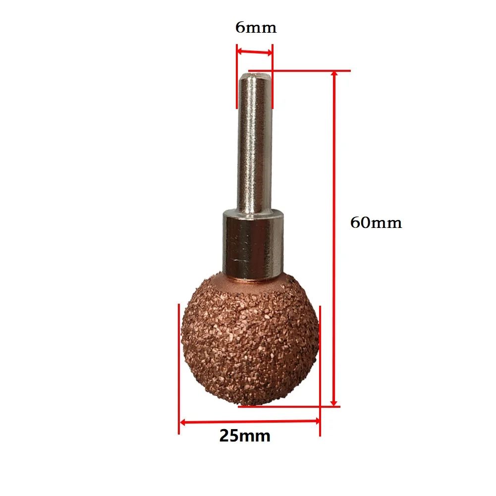 Useful Hot Sale Newest Reliable Tools Ball Rasp Buffing Wheel 25mm 59mm Grinding Head Rasp High Speed/Low Speed