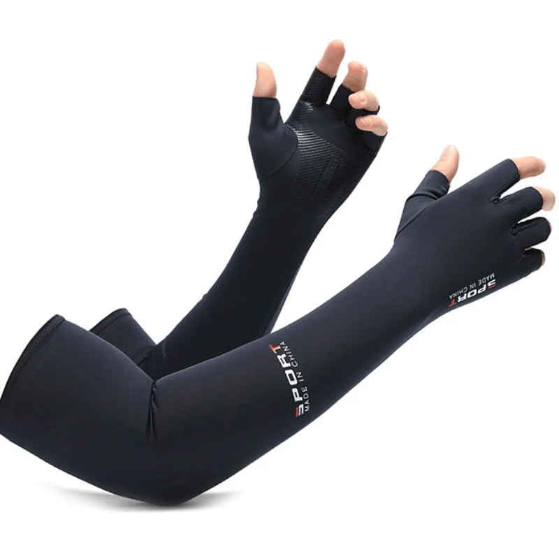 Cool Men Women Arm Sleeve Gloves Running Cycling Sleeves Fishing Bike Sport Protective Arm Warmers UV Protection Cover