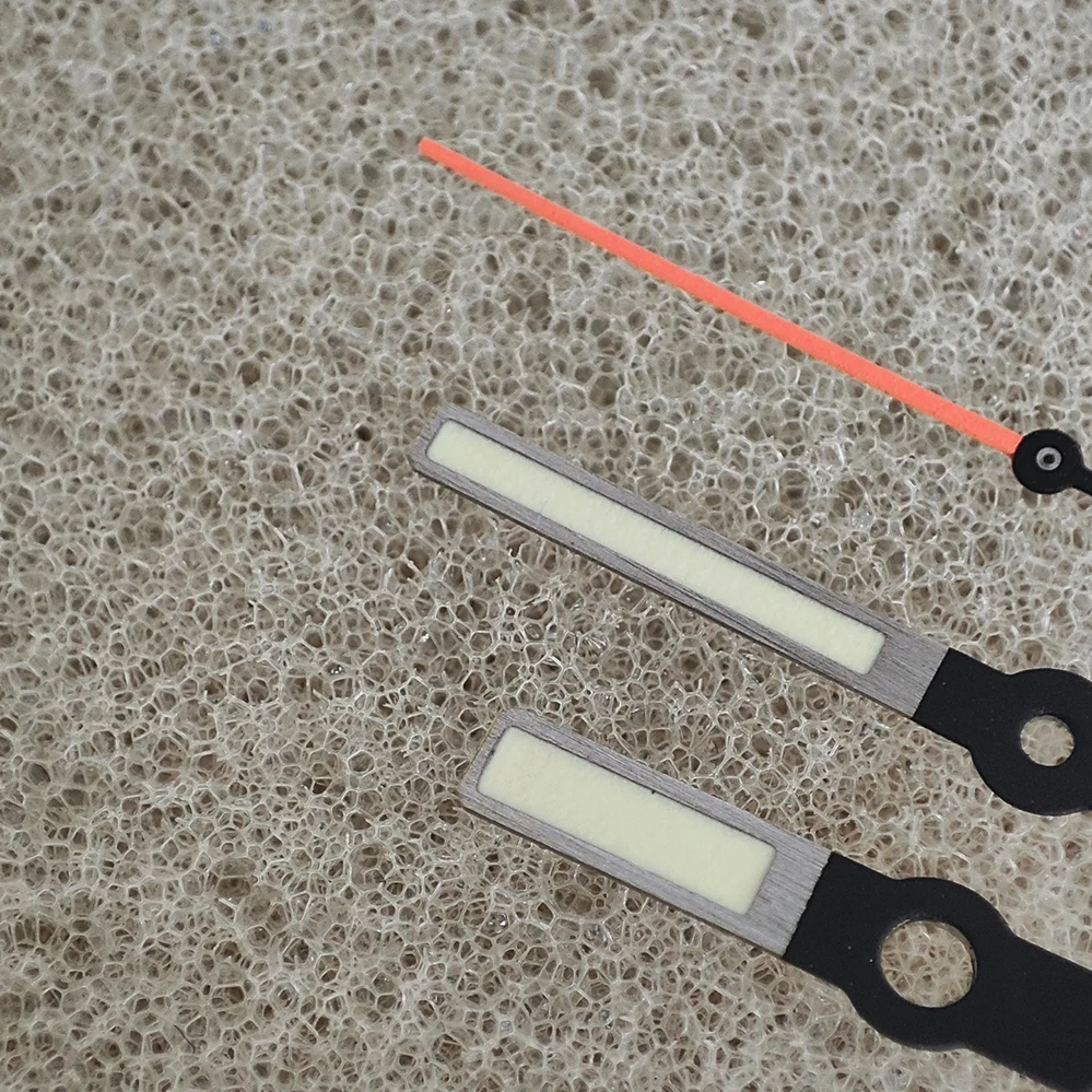 Watch accessories hand black silver hands three hands C3 green luminous orange seconds hand Suitable for NH35/36/4R/7S movement