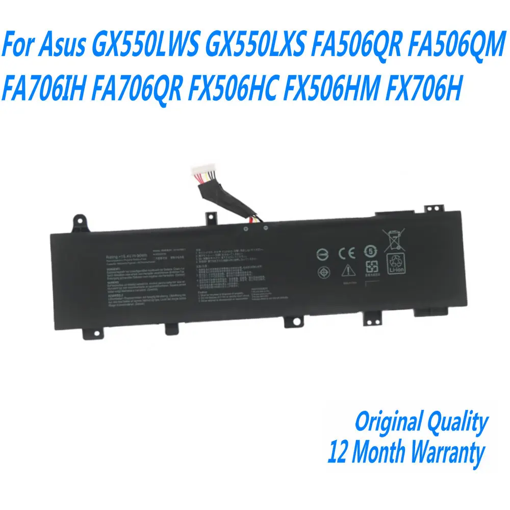 Новый аккумулятор для ноутбука C41N1906 C41N1906-1 Asus GX550LWS GX550LXS FA506QR FA506QM FA706IH FA706QR FX506HC FX506HM