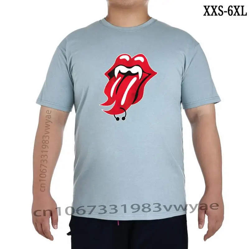 

Мужская футболка в стиле панк, губы, язык, Харадзюку, забавная черная хлопковая футболка унисекс с коротким рукавом, искусственная одежда на...