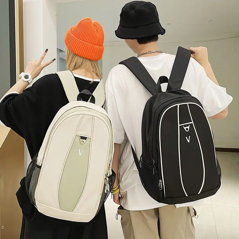 

Qyahlybz Backpacks Men's Large Capacity Leisure Travel Backpack Female Senior High School College Students Class Bags