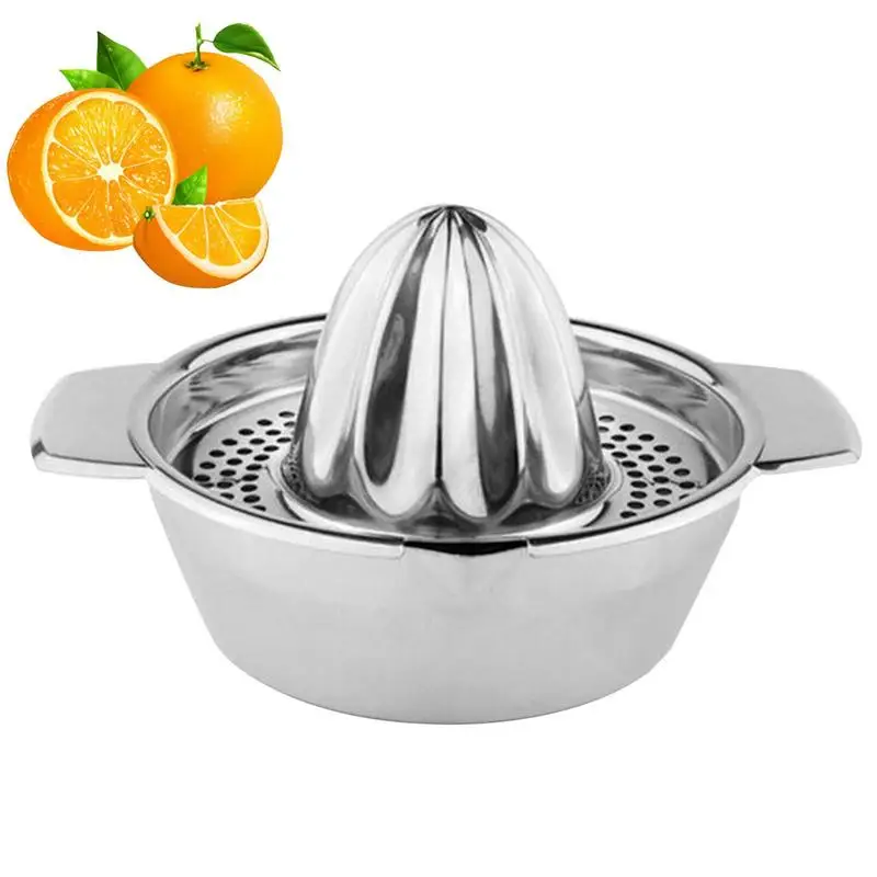 

Portable Hand Juicer Orange Lemon Citrus Lime Fruit Juice Squeezer Kitchen Gadgets Tools Blender Steel Manual Juicer