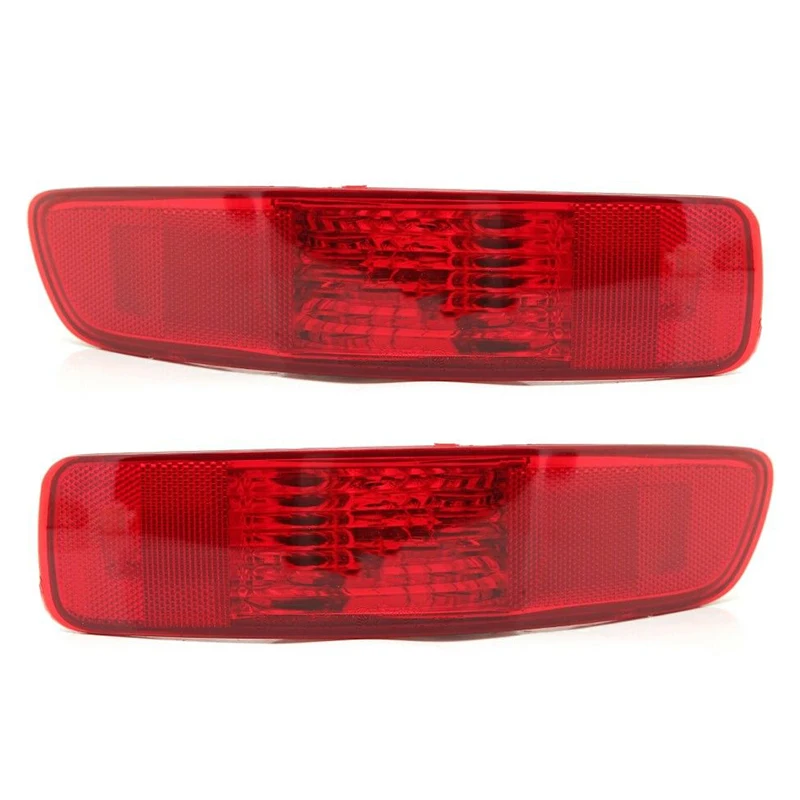 

8352A005 1 Pair Rear Bumper Lamp Reflector Fog Light 8355A004 Fit for Mitsubishi Outlander Peugeot 4007 Citroen 2007-2012 Red