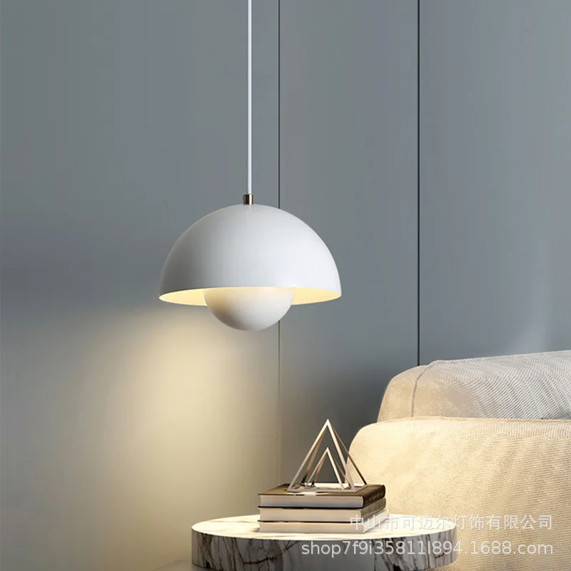 

Bedside chandelier Nordic modern minimalist and atmospheric study dining room bedroom light creative bar small chandelier