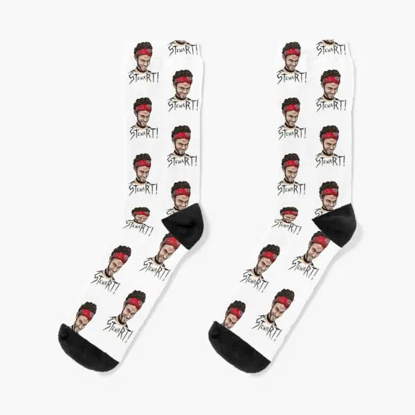 

Stewart Crew Socks Winter Women Comfortable Sports Cute Autumn Black Short Cartoon Pattern Funny Girls Cotton Ladies Unisex