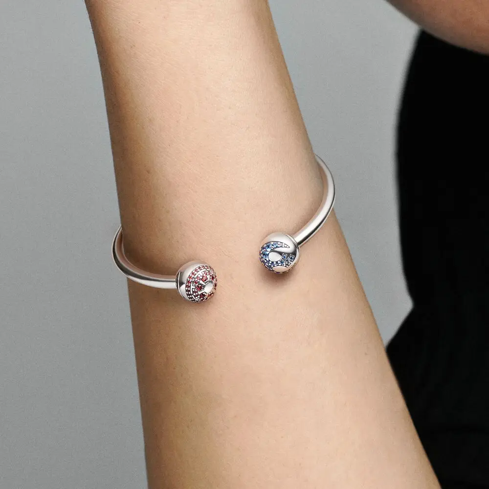 Талисманы plata de ley 925 Disney Marvel Bead Fit оригинальный браслет Pandora DIY женские ювелирные