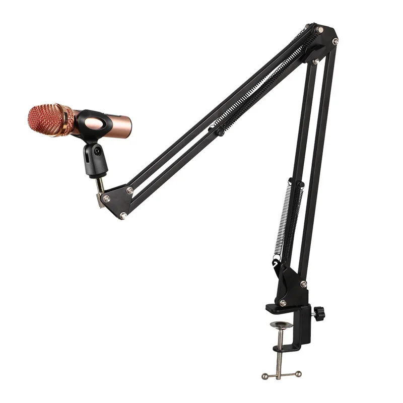

XIANGMY Low Level Microphone Stand Desktop Mic Boom Arm Adjustable Clamp Clip Support Multi-angle Adjustment and Stretching