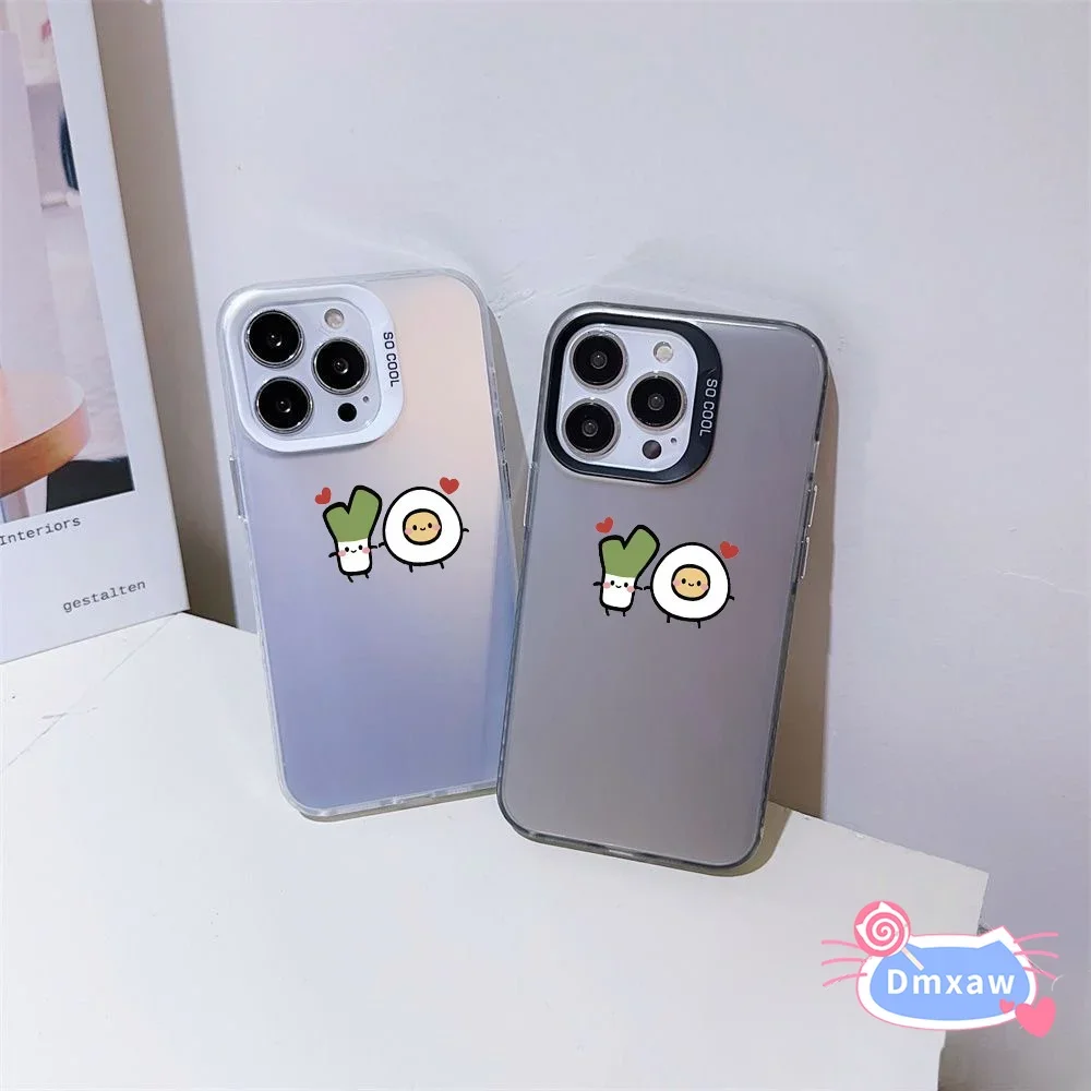 Для iTel S23 A48 S17 S16 A60 A05S Vision 3 1 Plus Pro P38 P36 Lite Чехол для телефона Cute Egg Laser Matte Lens Soft Cover