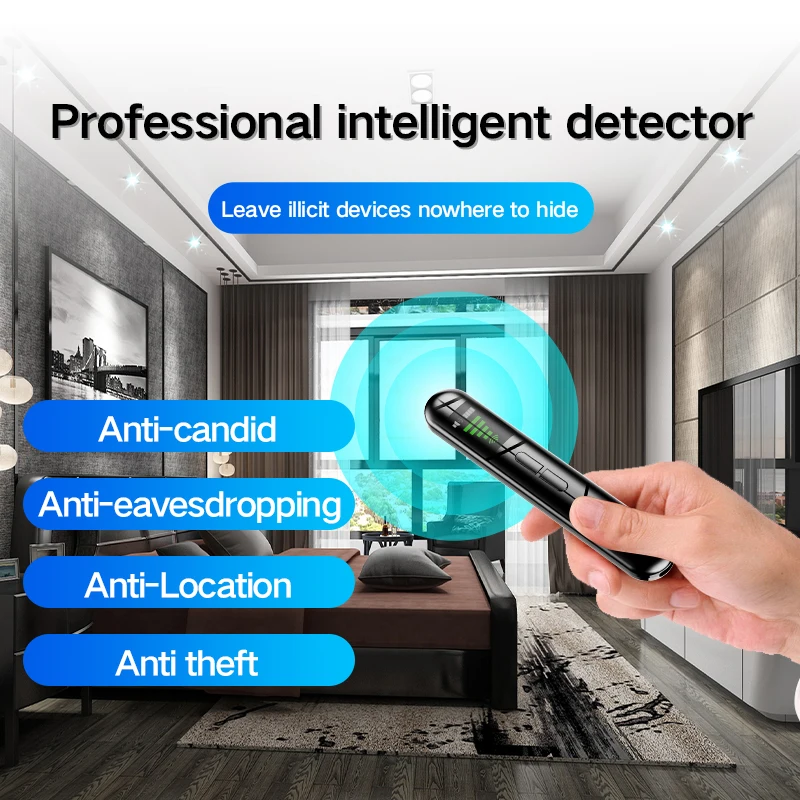 T88 wireless signal detector anti monitoring, anti snapping and anti positioning detector enlarge