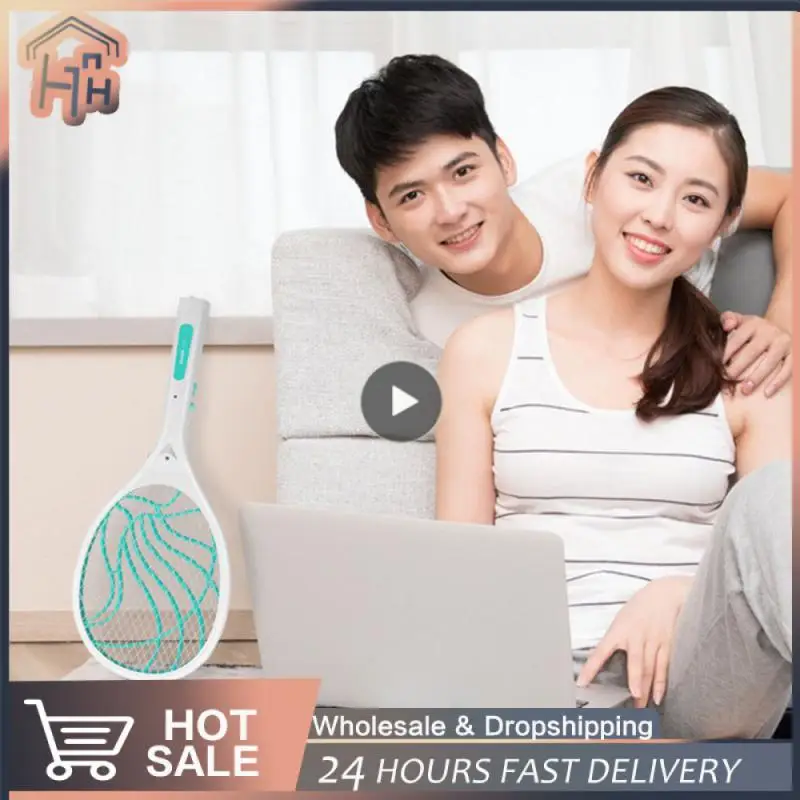 

Electric Shock Mosquito Killer Lamp Household Dual Purpose Mosquito Racket Mosquito Trap Rechargeable Electric Fly Swatter