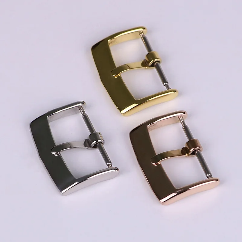 

Top Rolex Convex Logo Belt 316L Stainless Steel Pin Buckle 12MM 14MM 16MM 18MM 20MM Clasp Watch Accessories