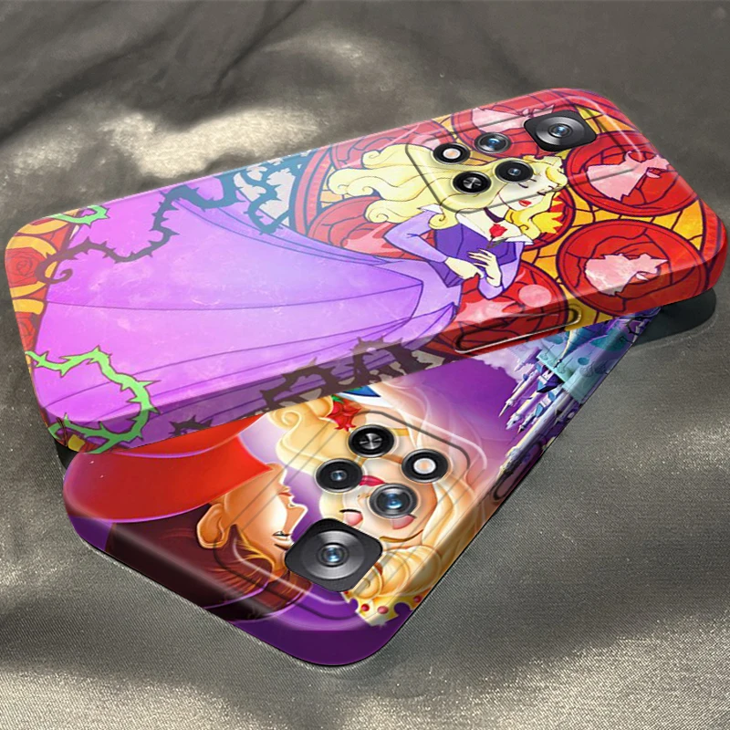 

Princess Disney Cinderella Phone Case For Redmi K60 K50 K40 K30 9A Note 12 11 11T 10 10S Pro Plus 5G Feilin Film Hard Cover