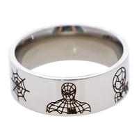 lb3259 spider man mens fashion vintage ring cool stuff stainless steel ring fashion party rings men jewelry