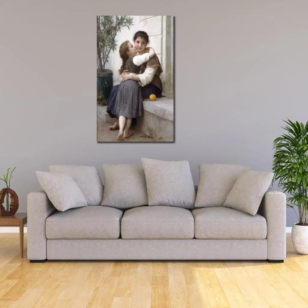 Картина A Little Coaxing для украшения спальни высокое качество