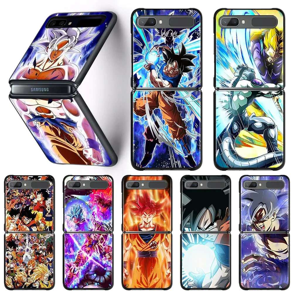 

Dragon Ball Super Goku Phone Case For Samsung Z Flip3 5G Mobile Phones Cover for Galaxy ZFlip 3 z flip PC Hard Smartphone Cover