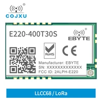 cojxu 5x llcc68 433477mhz lora module 30dbm10km long range wireless transceiver receiver for smart home with rssi wor watchdog