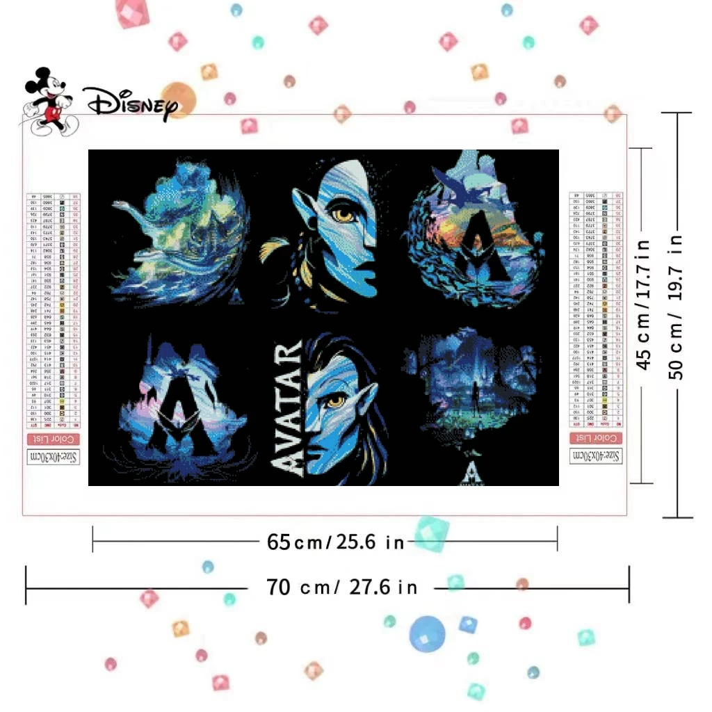 Фильм Диснея Аватар 2: Путь воды DIY AB Дрель Алмазная картина Мозаика Вышивка