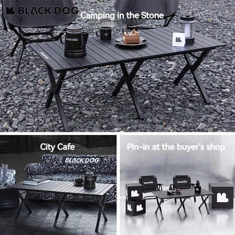 Naturehike BLACKDOG Camping Egg Roll Стол 6 3 кг Открытый складной обеденный стол для пикника