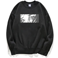 japanese anime eye sad streetwear sweatshirt men hoodies clothing pullovers hoodie pullover jumper crewneck long sleeve unisex